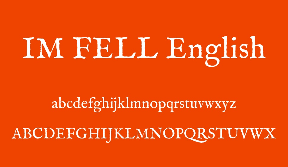ım-fell-english font
