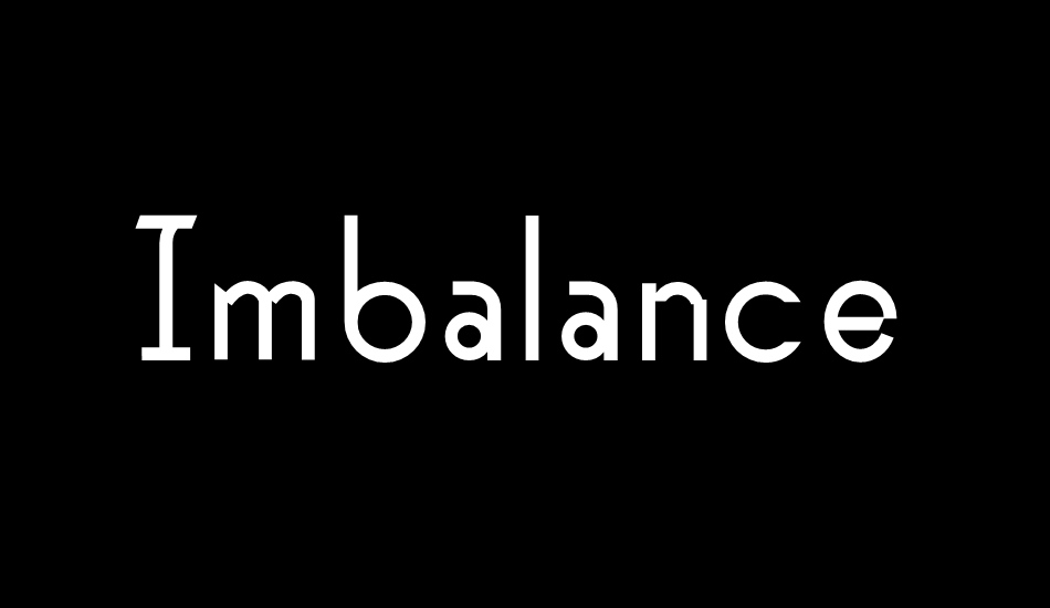 ımbalance font big