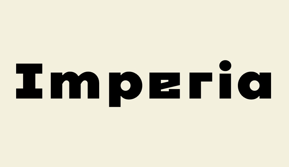 ımperial-one font big
