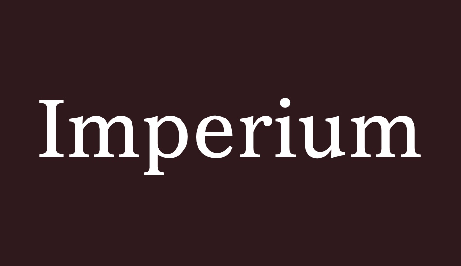 ımperium font big