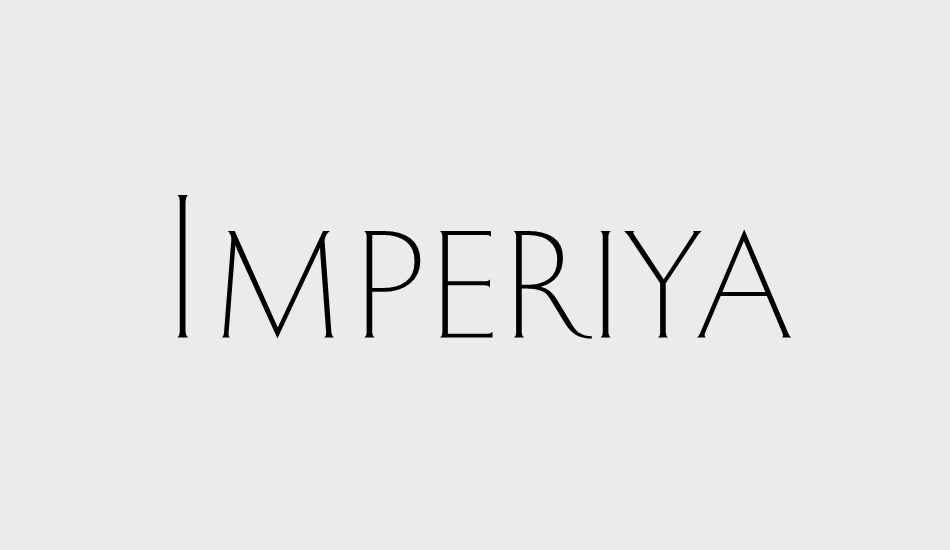 ımperiya font big