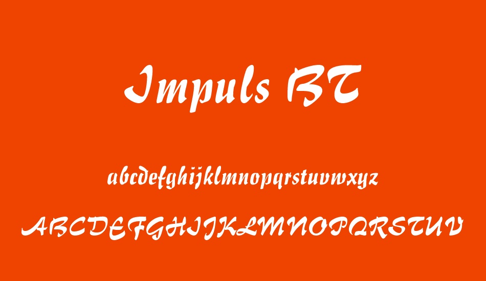 ımpuls-bt font