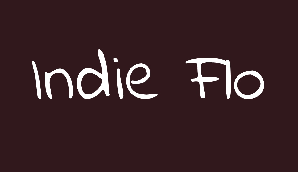 ındie-flower font big