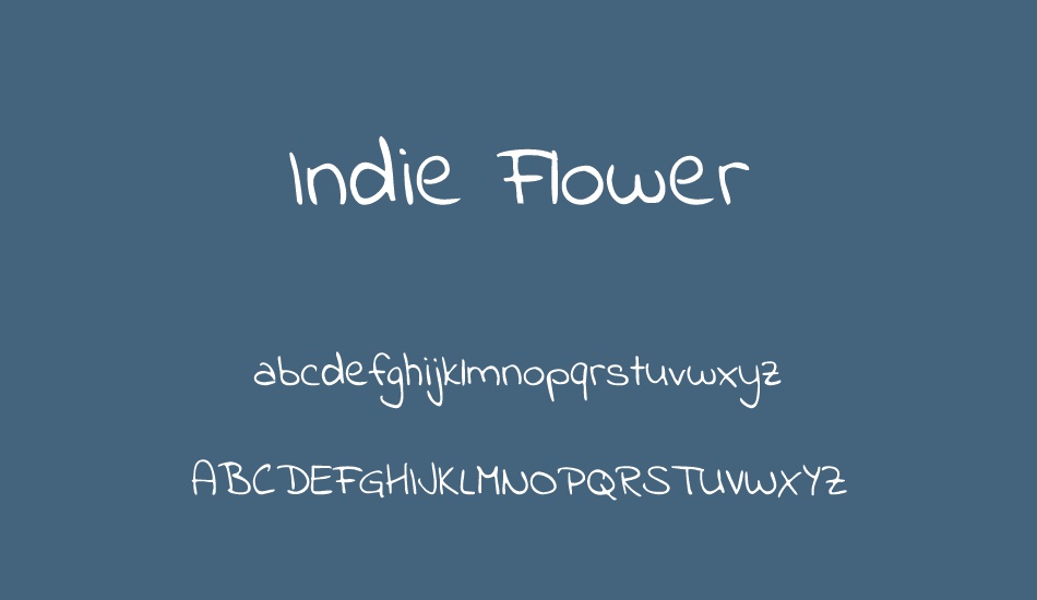 ındie-flower font