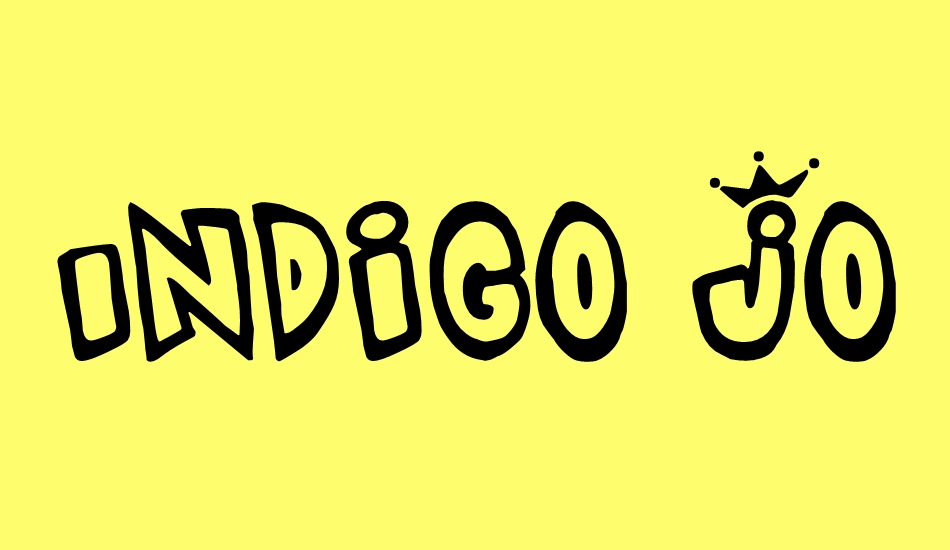 ındigo-joker font big