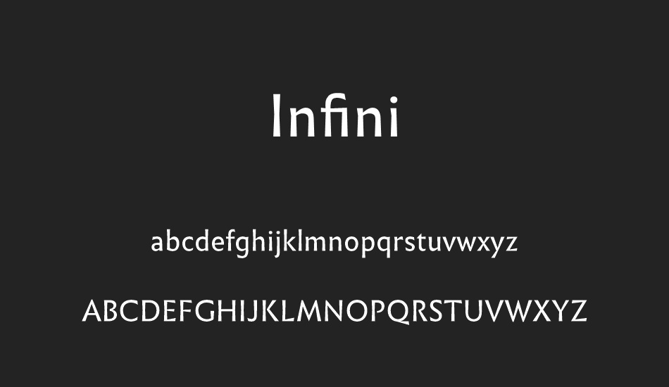 ınfini font