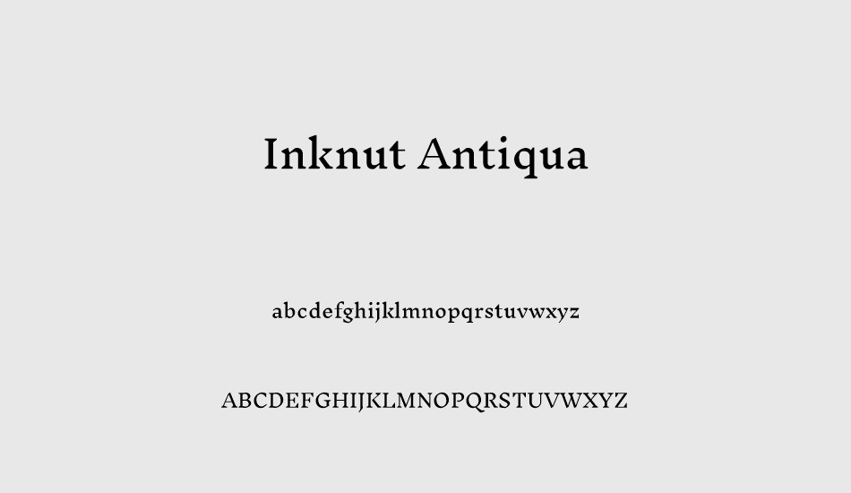 ınknut-antiqua font