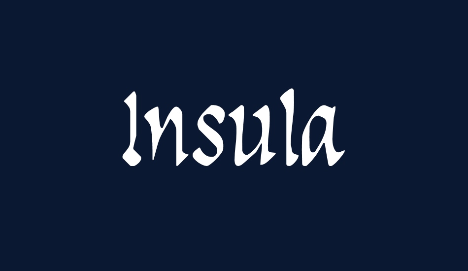 ınsula font big