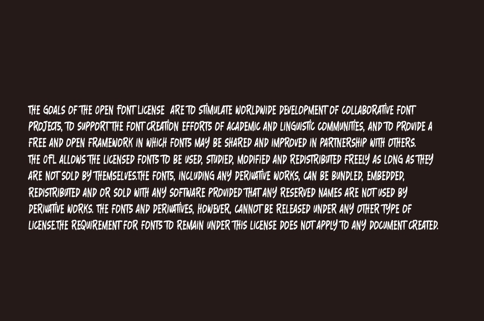 Irrational font 1