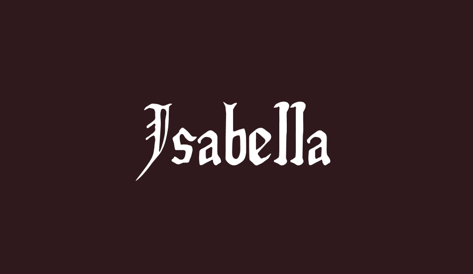 ısabella font big