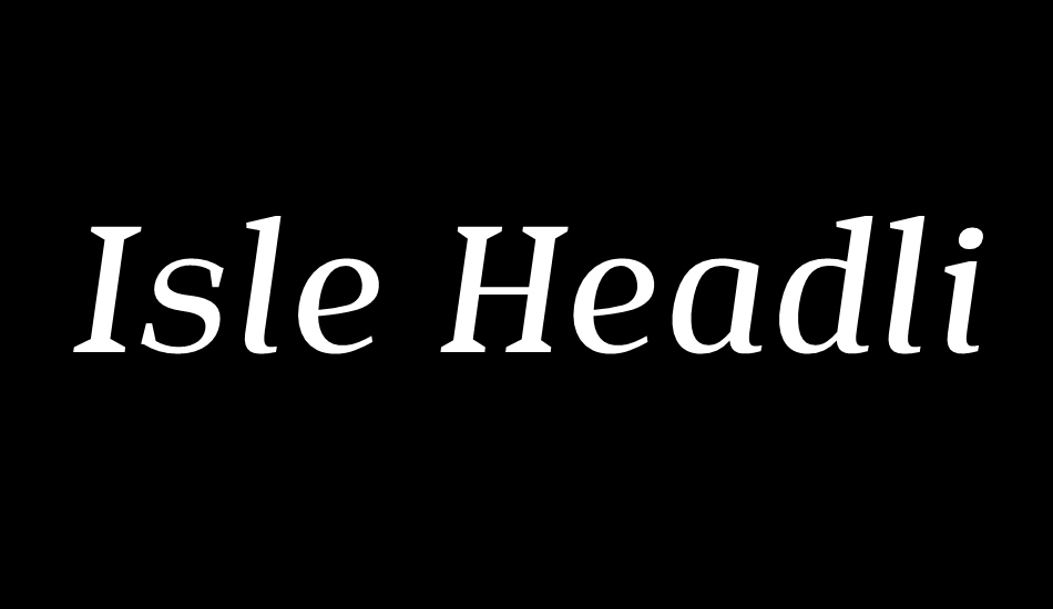 ısle-headline-personal-use font big