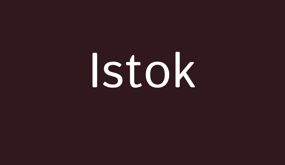 ıstok font big