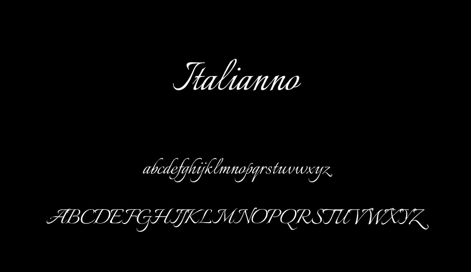 ıtalianno font