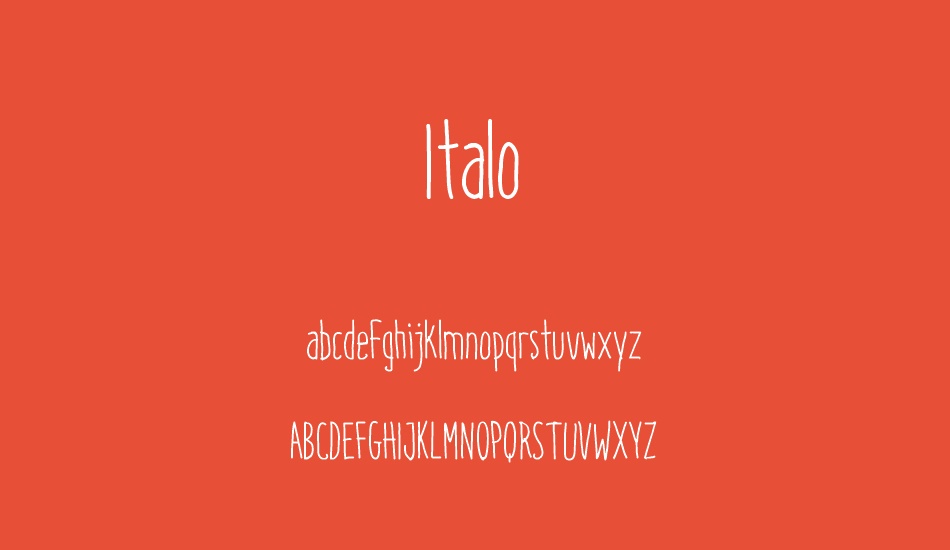 ıtalo-regular font