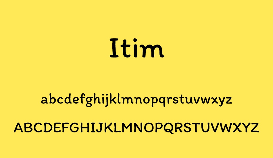 ıtim font