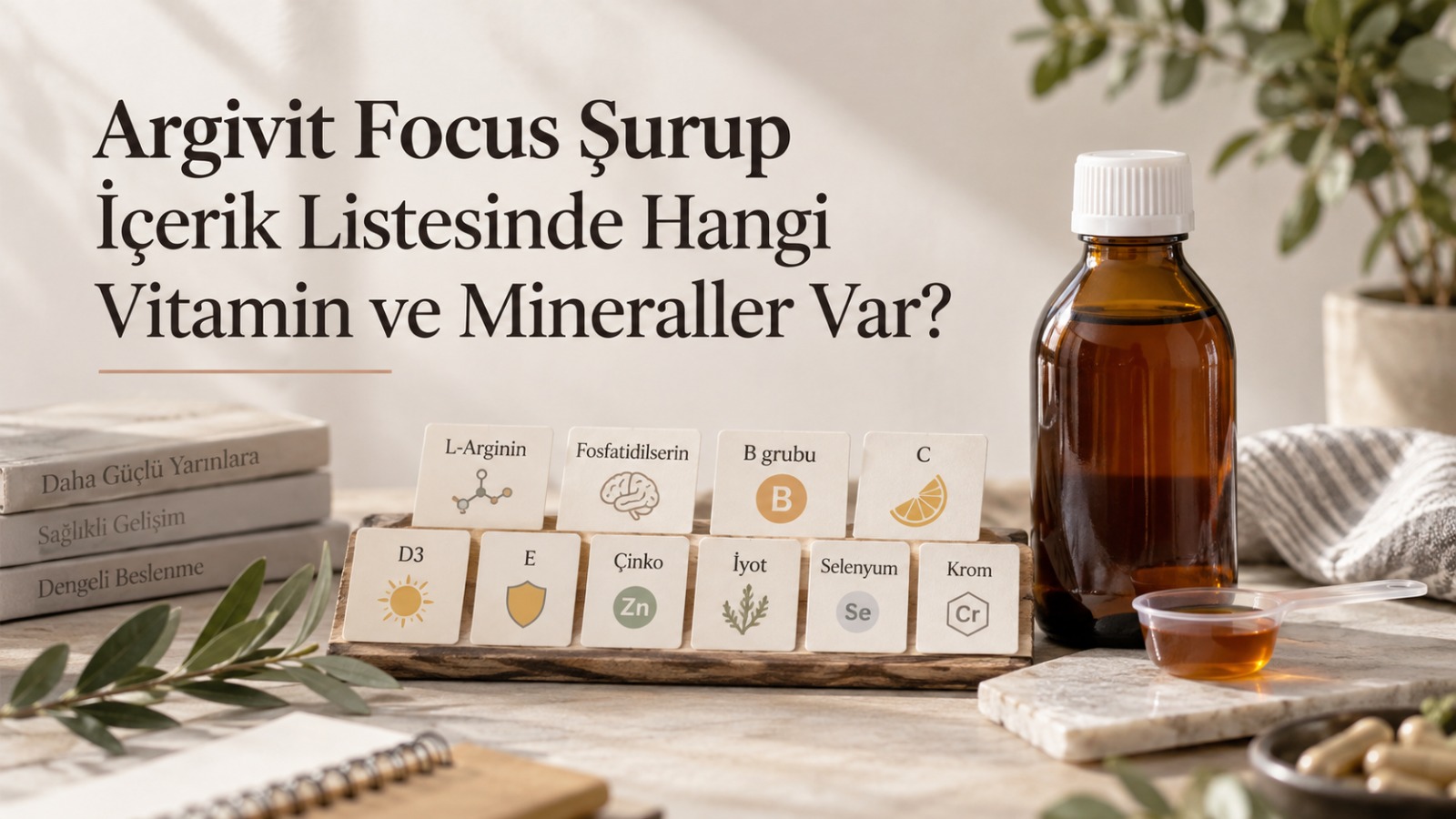 Argivit Focus Şurup İçerik Listesinde Hangi Vitamin ve Mineraller Var