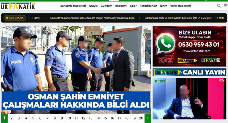 Sosyal Medya ile Urfa Haber Son Dakika Takibi
