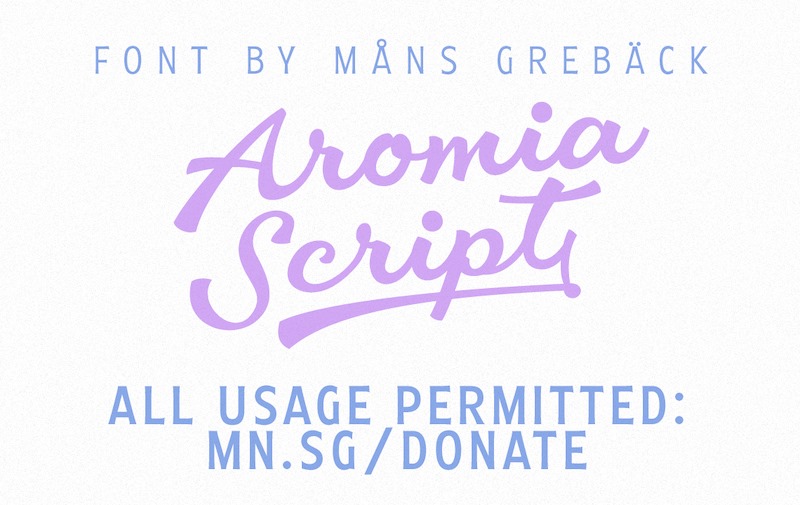 Aromia Script