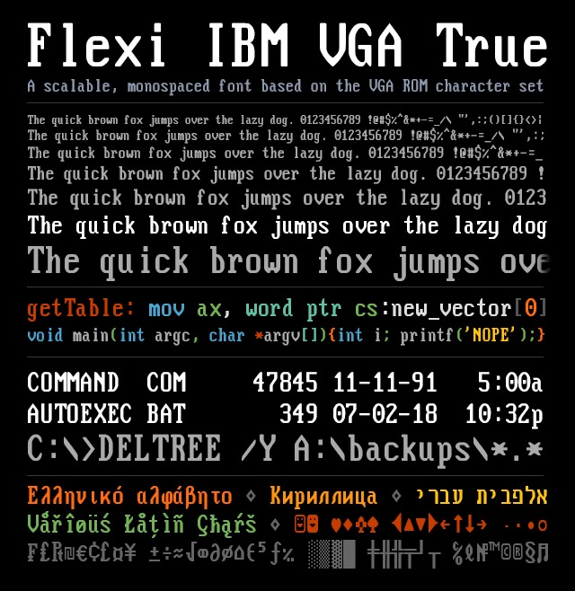 Flexi IBM VGA True