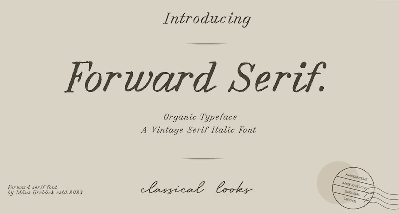 Forward Serif